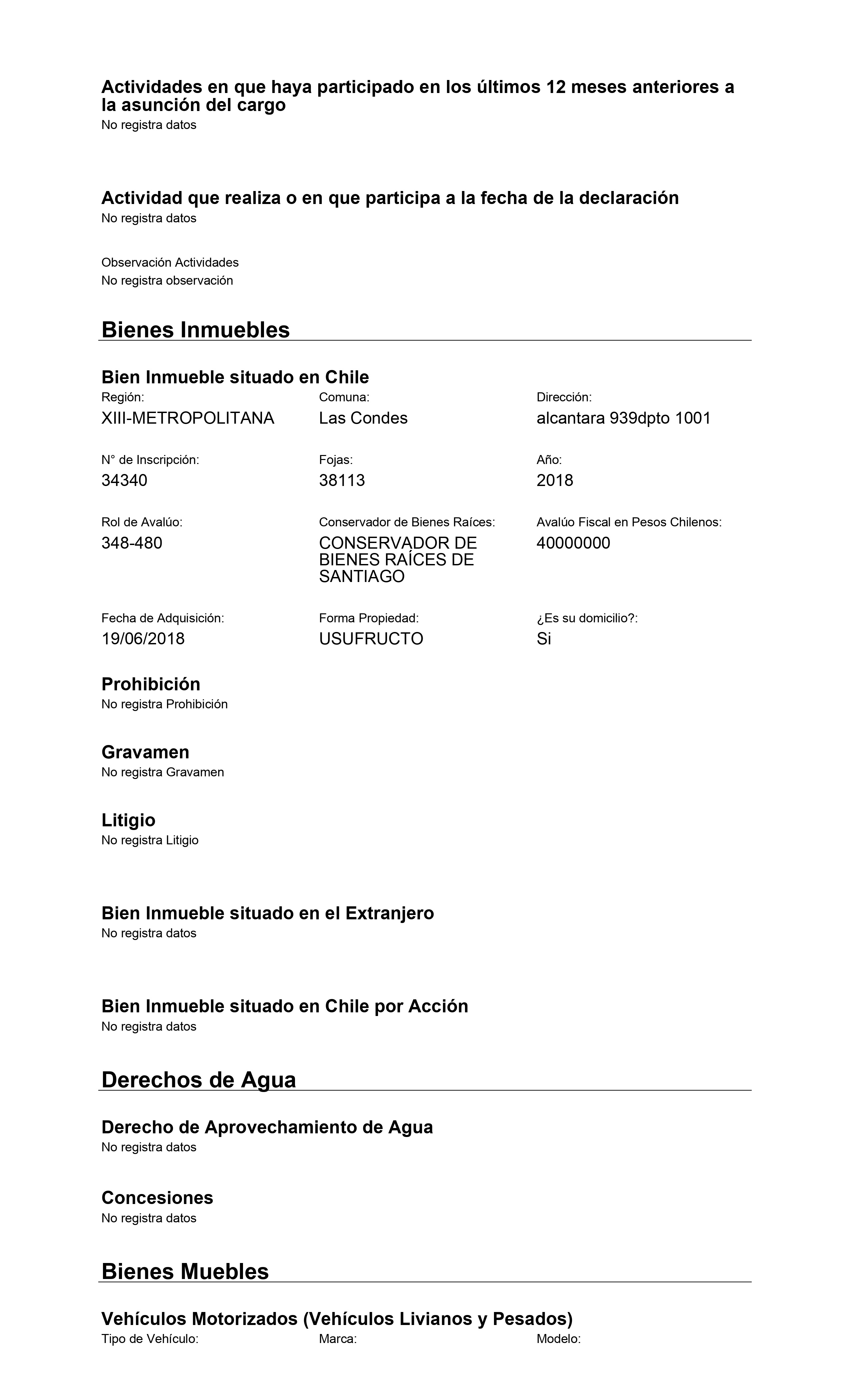Página 4 - Declaración de Intereses