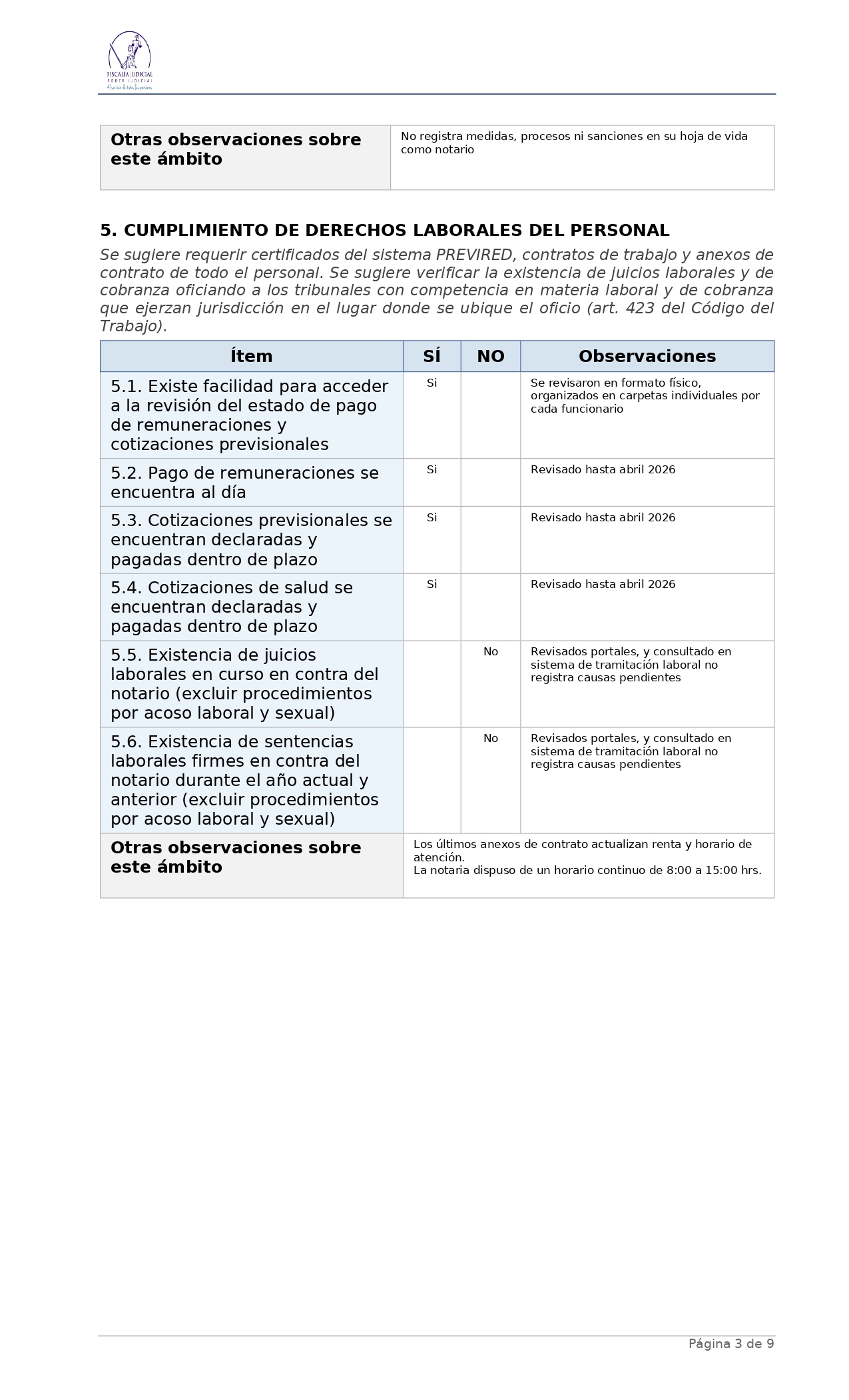 Página 3 - Declaración de Intereses
